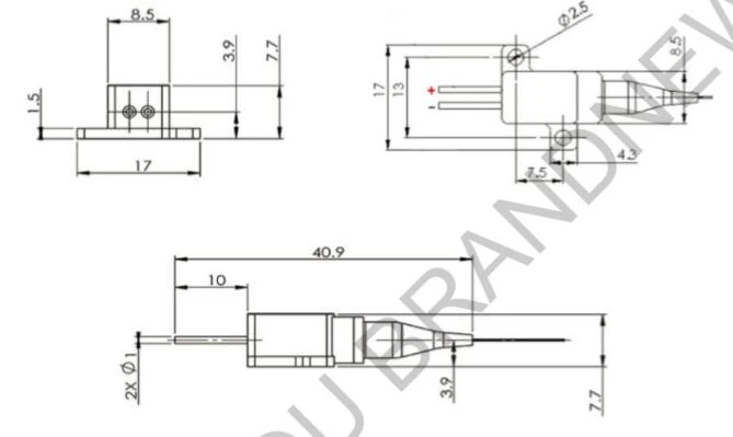 2 pin fiber laser